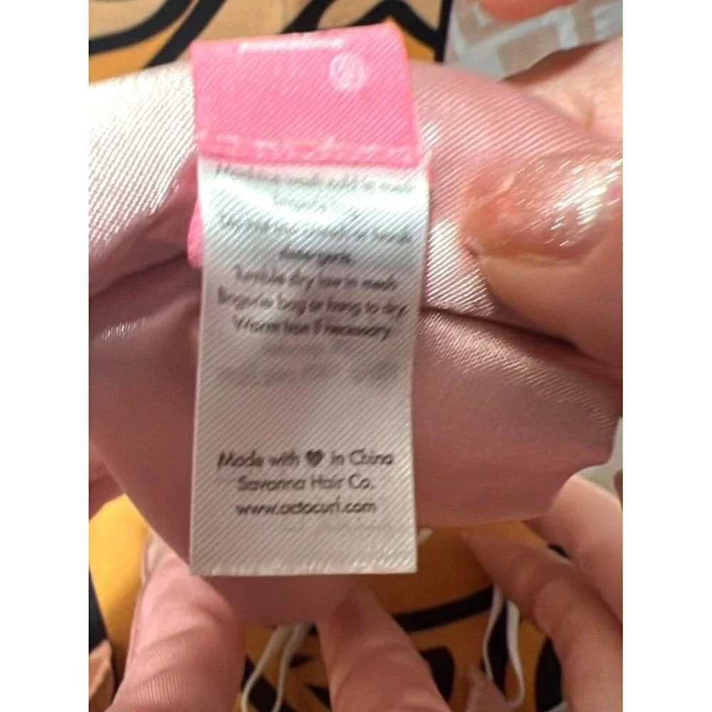 Octocurl Heatless Curling Ribbon – Pink Satin – New (No Packaging)